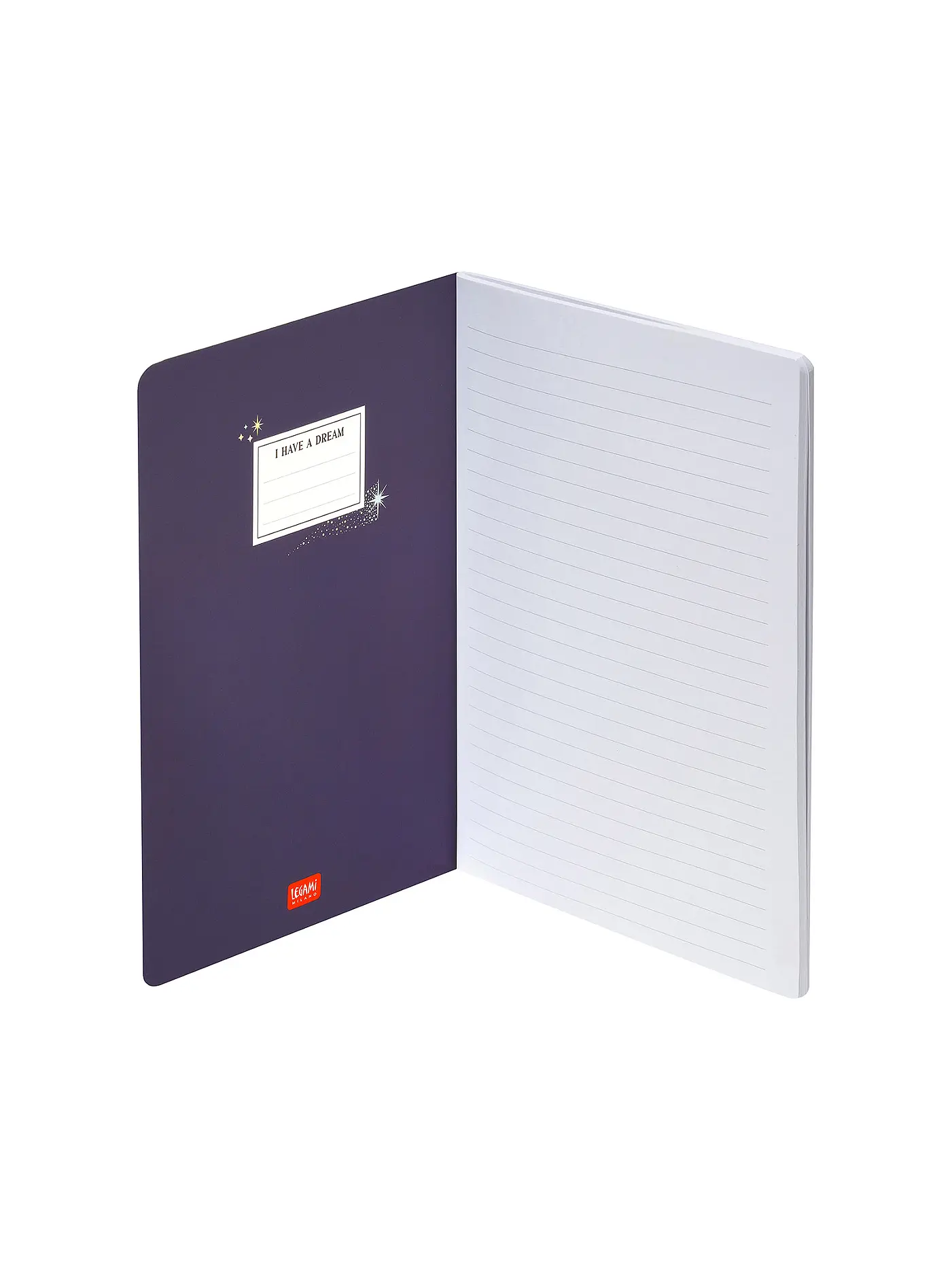 LEGAMI | Liniertes Notizbuch - Large - B5-Format  Stars | 